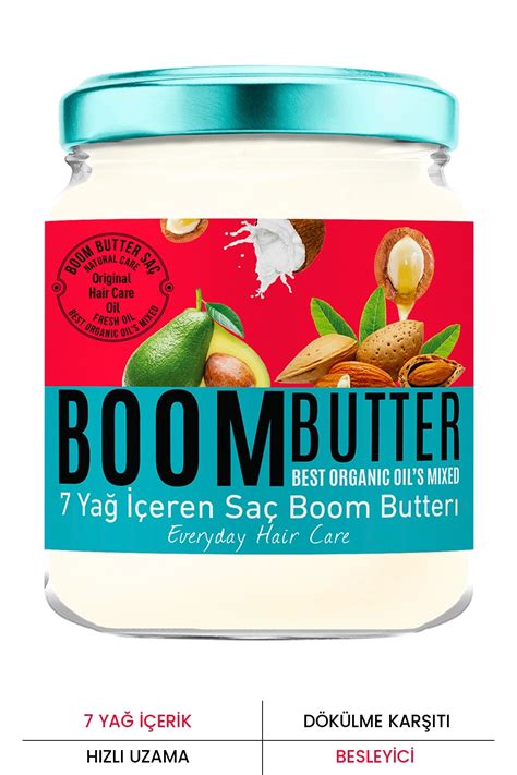 boom butter saç bakım yağı